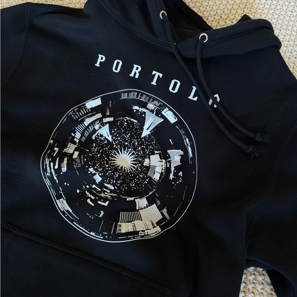 Portola Thick Black Hoodie